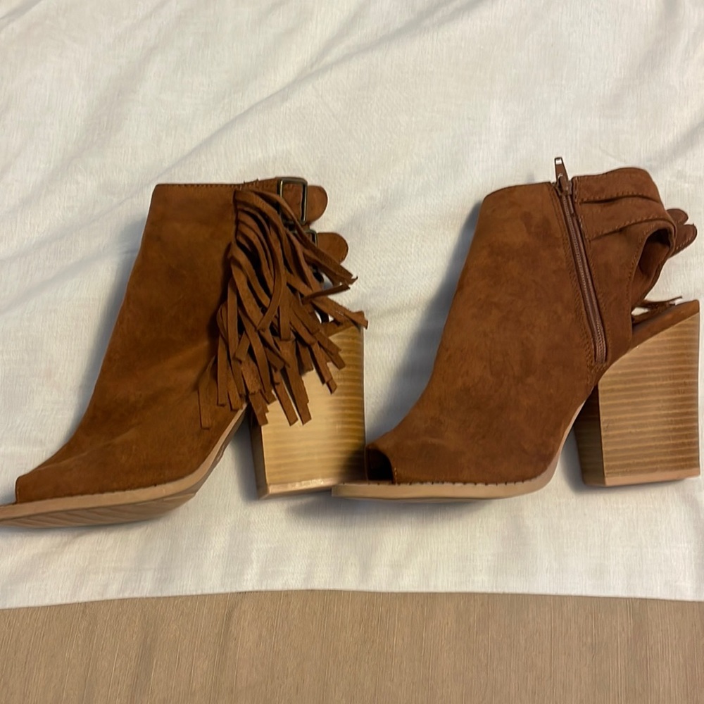 Open toe and heel Booties